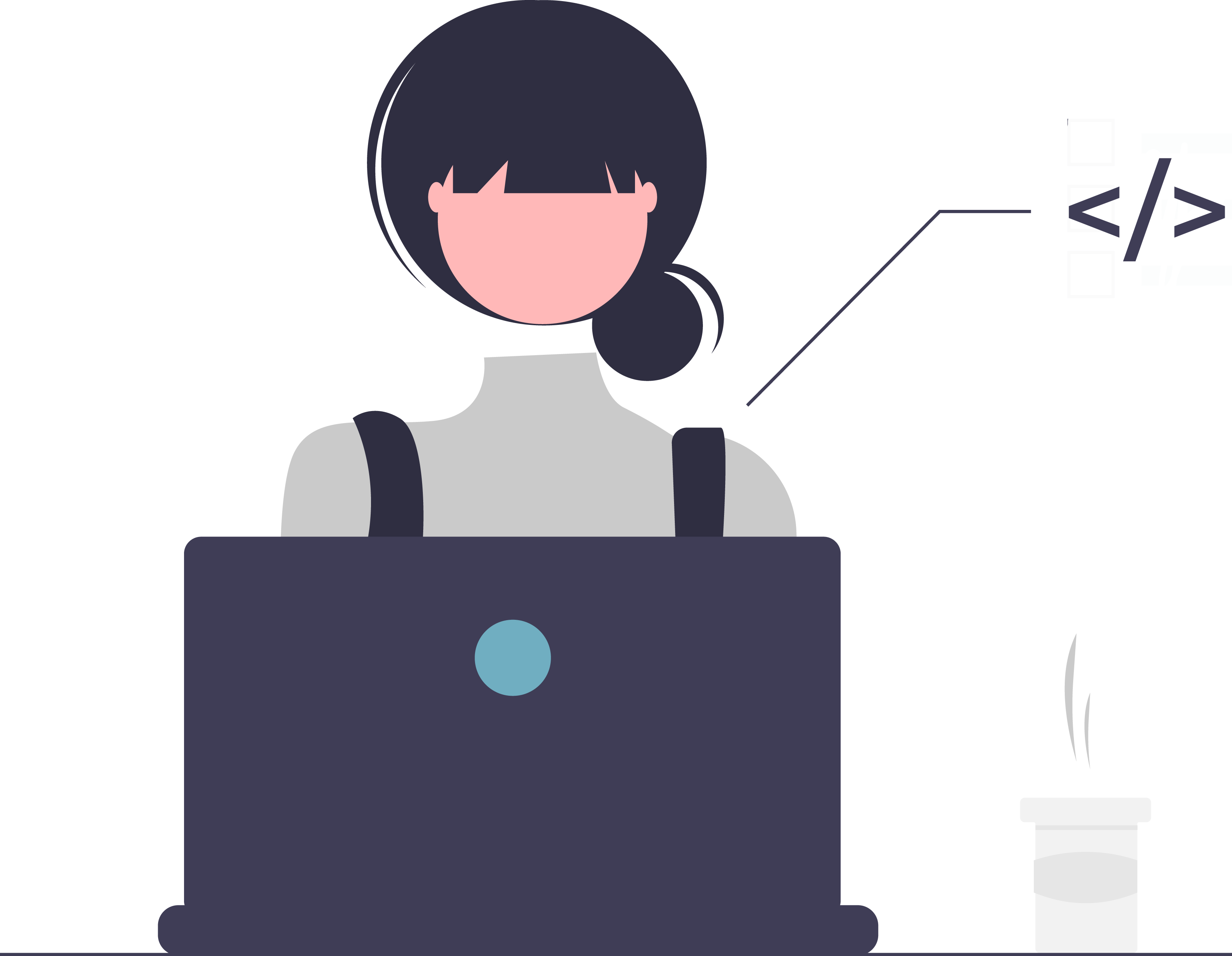 Chica programando